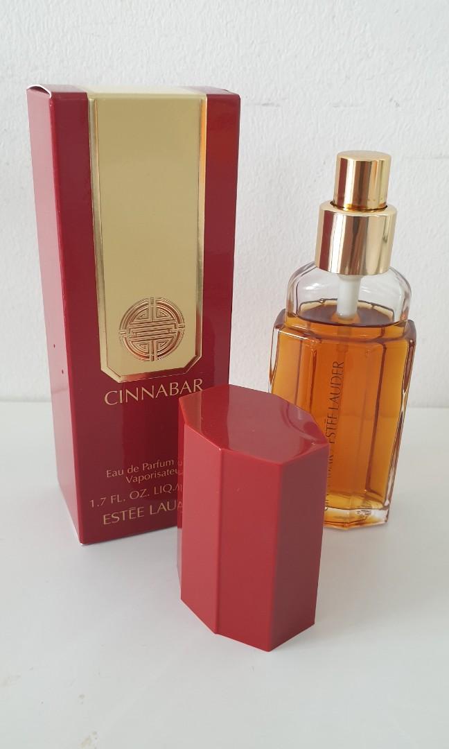 Vintage cinnabar top perfume