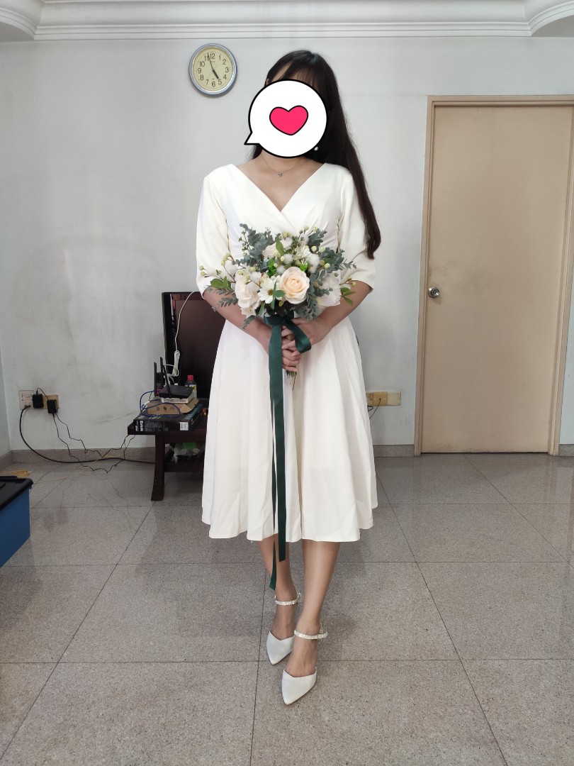 Fake Bridal Flower Bouquet, Furniture & Home Living, Home Decor