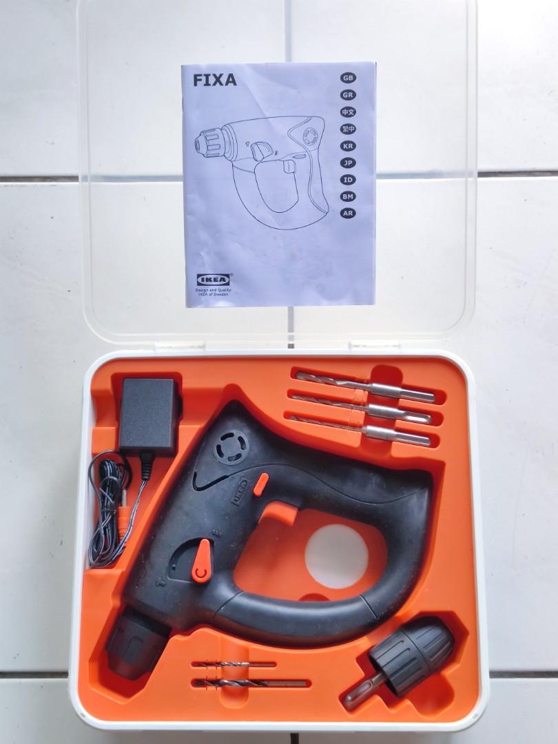 FIXA Hammer drill li ion 14.4 V Furniture Home Living Home Improvement Organisation Home Improvement Tools Accessories on Carousell