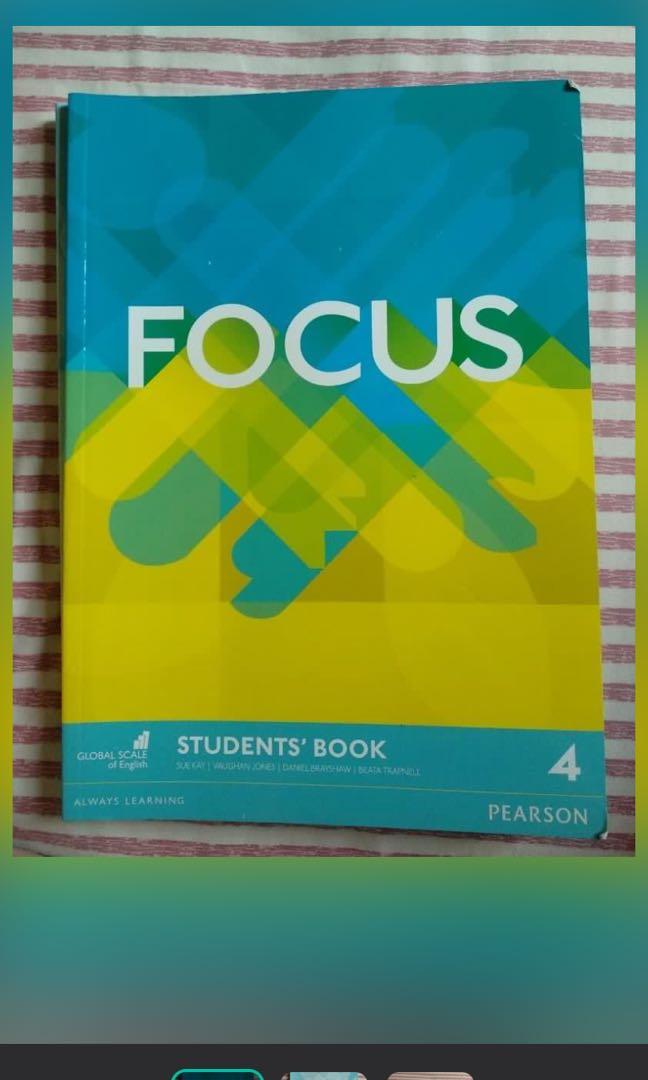 FOCUS BOOK 4 buku inggris PEARSON, Buku &amp; Alat Tulis, Buku