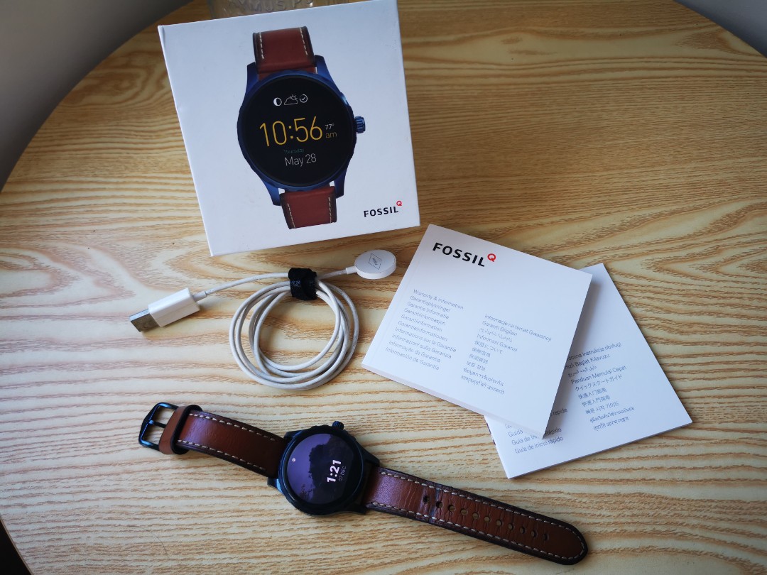 Fossil Q Marshal Brown Leather Smartwatch