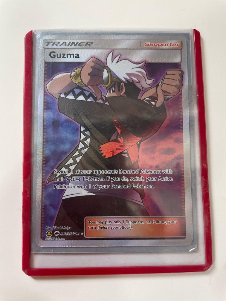 Full Art Guzma Trainer SV84/SV94 Hidden Fates Rare Pokmon Card - MINT!, Hobbies & Toys, Toys & Games on Carousell Full Art Guzma Trainer SV84/SV94 Hidden Fates Rare Pokmon Card - MINT!, Hobbies & Toys, Toys & Games on Carousell