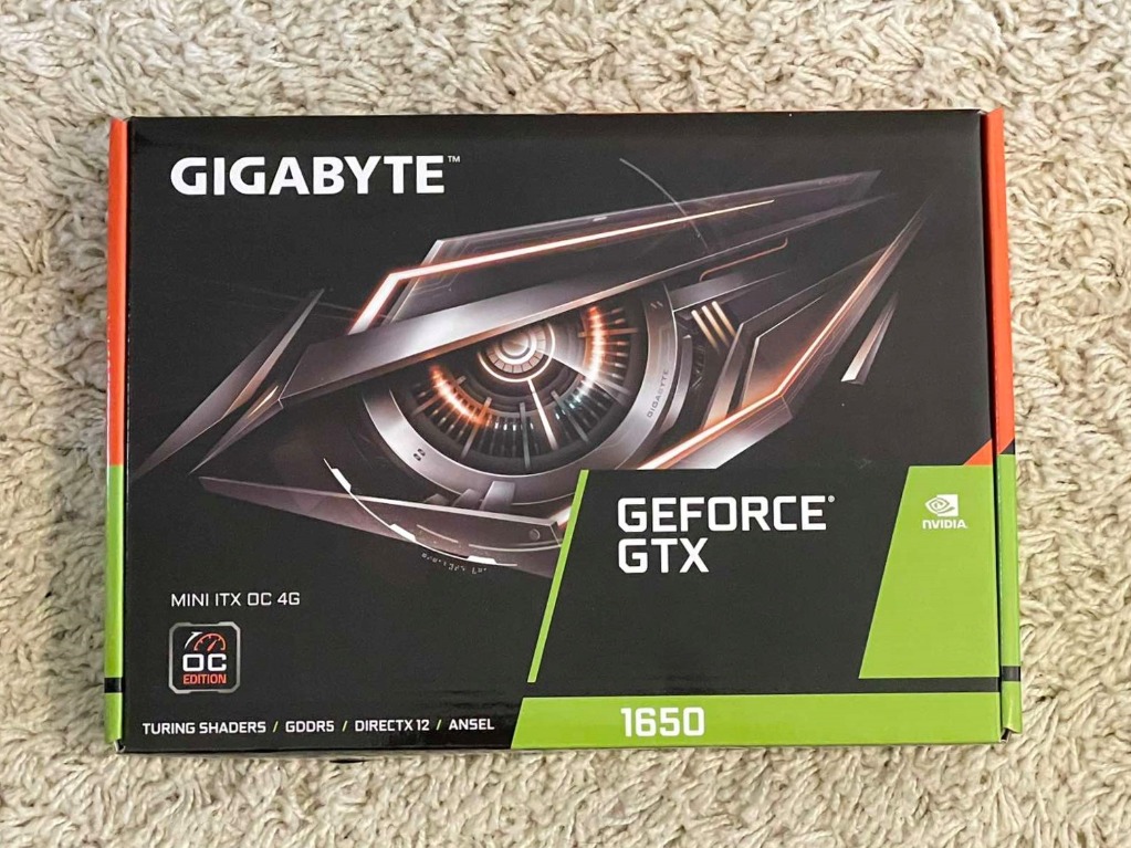 Gigabyte 1650 mini itx online oc 4g