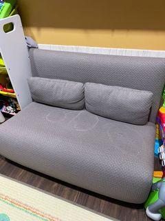 Gray Fabric Sofa Bed
