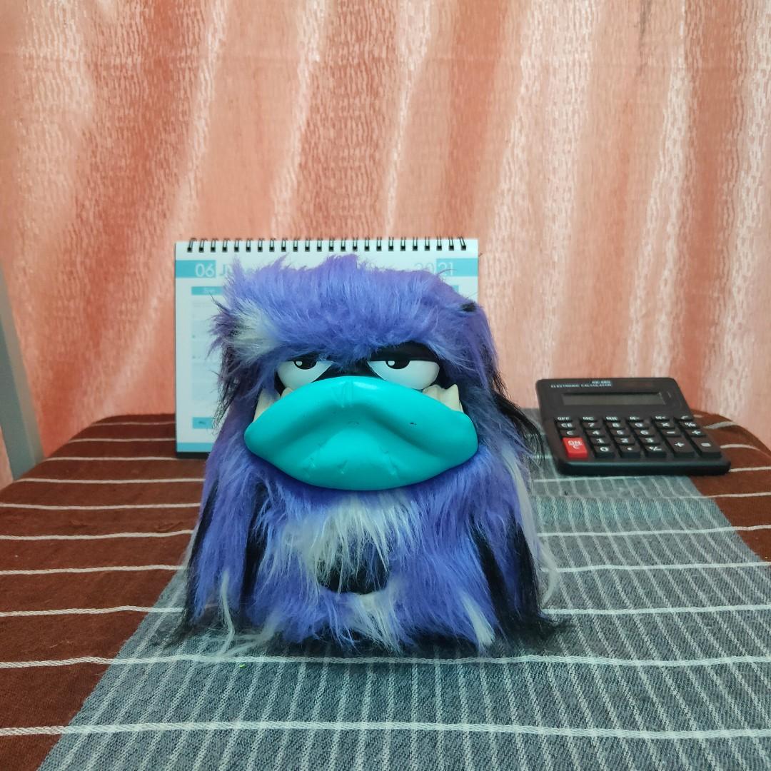 Grumblies Bolt Plush Interactive Action Figure Purple Blue Pet Sounds NEW 