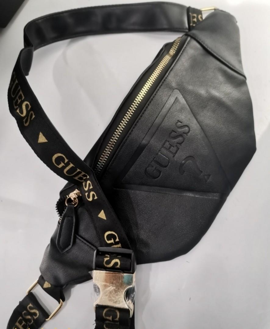 Guess leather 2025 waist bag harga