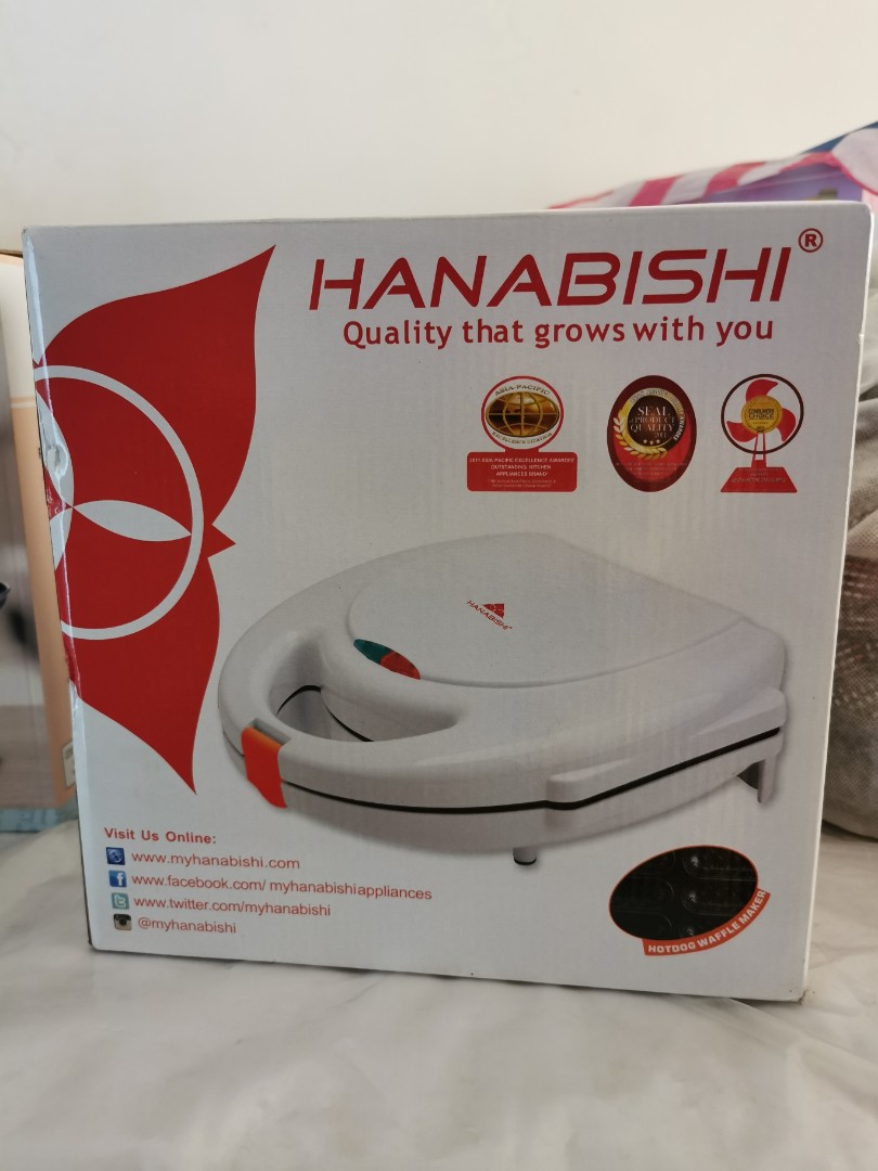 how to use hanabishi waffle maker