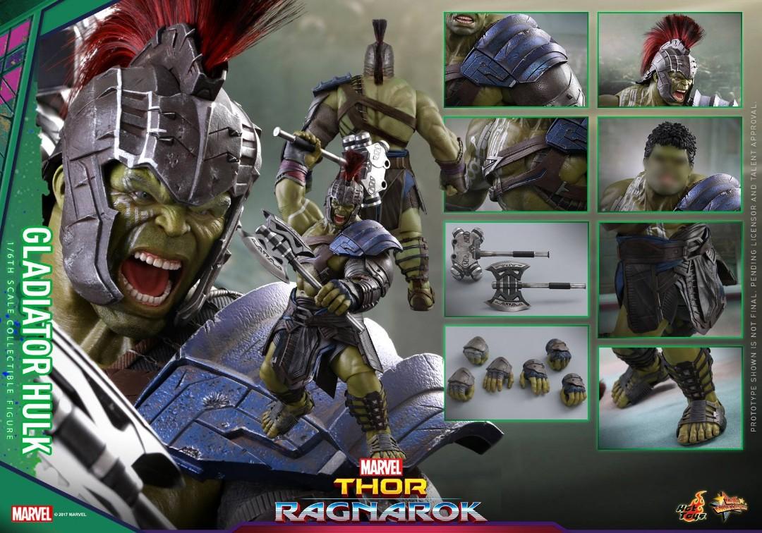 Hot Toys Gladiator Hulk MMS430, Hobbies & Toys, Toys & Games on Carousell