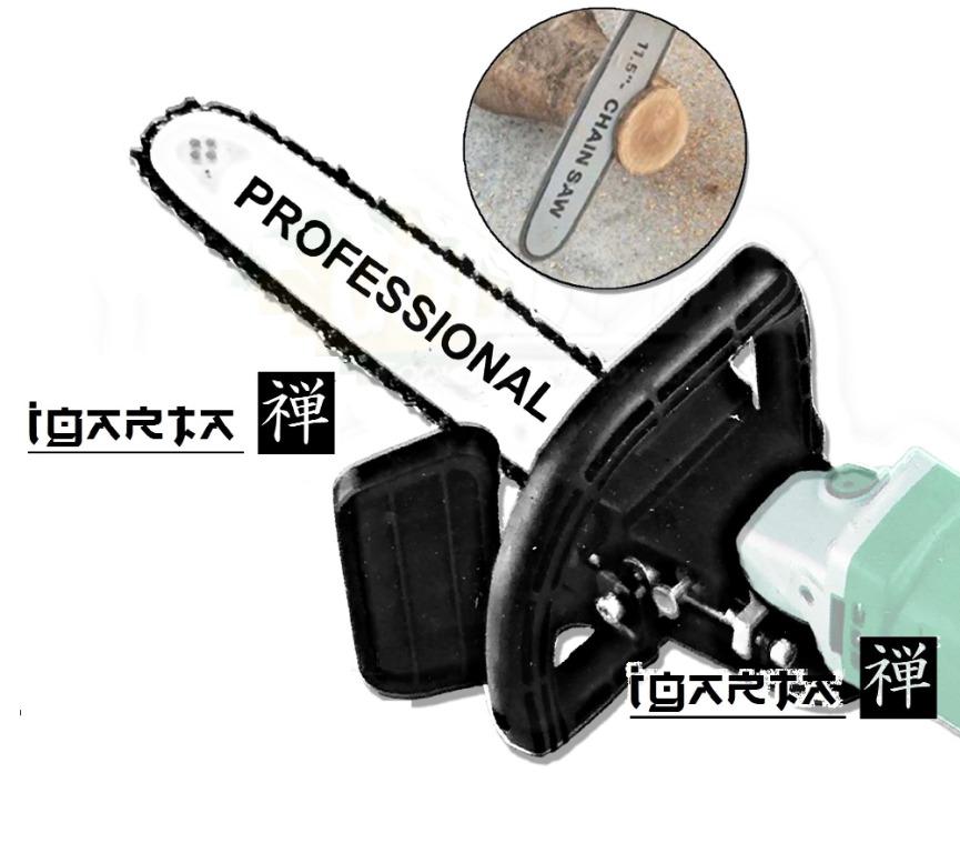IGARTA 11.5 CHAINSAW GRINDER ATTACHMENT (Category: Construction Tools & Equipment) located in Marikina City. Submitted by igarta.enterprise (Listing ID 1095941353, Image 2). Description: Compatible with Most 4" Angle Grinder Turn your Angle Grinder into a Chainsaw Easily attach to your Angle Grinder 11.5 inches Can be connected to most Grinders 11.5inches chainsaw blade Grinder not included Compatible with: FKC Angle Grinder , JCK SP3113B, Bosch 