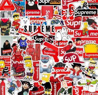 supreme car stickers, Auto Accessories on Carousell