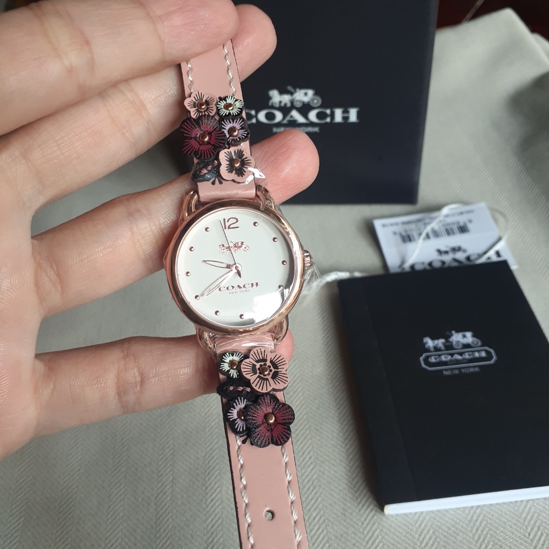 Coach tea hotsell rose watch