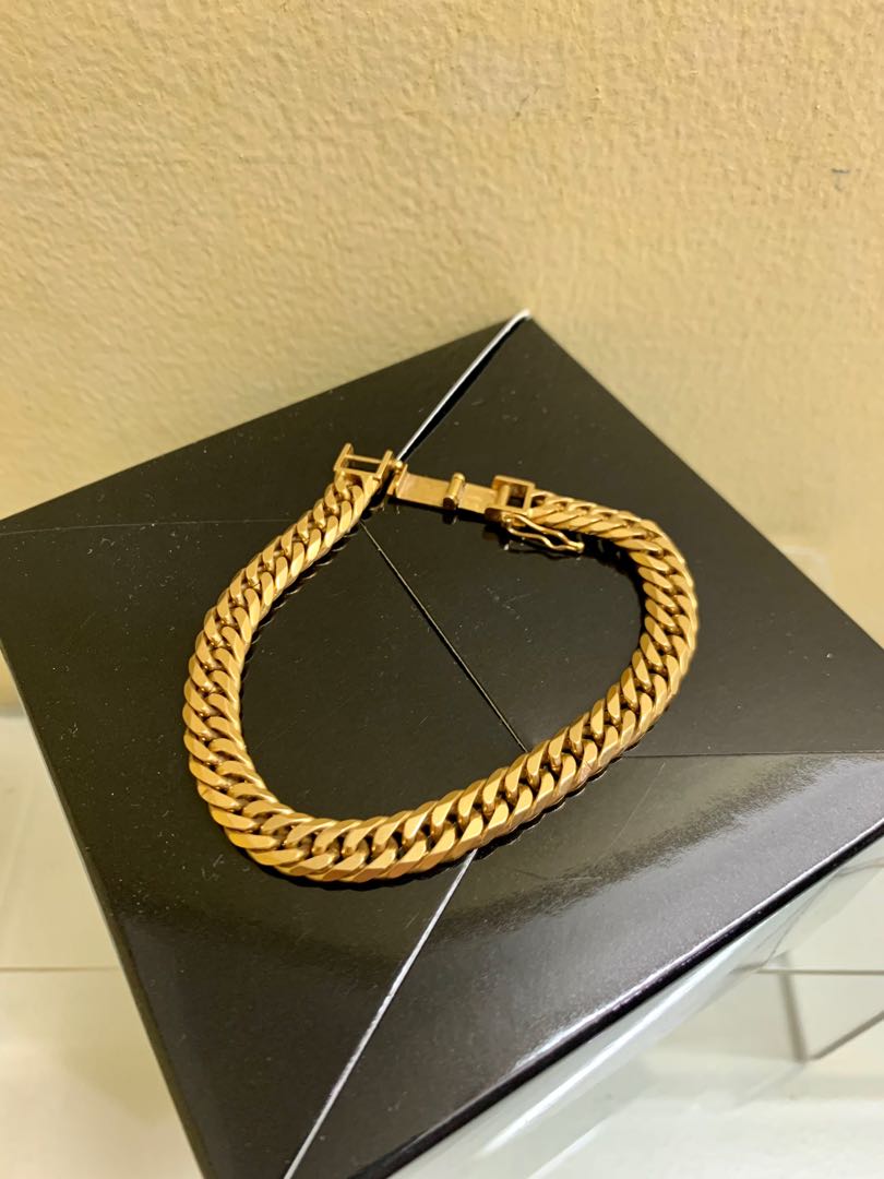 Japan Gold Bracelet 8 cut 30 grams, Women's Fashion, Jewelry