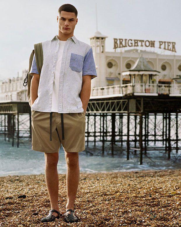 JW Anderson x uniqlo brown shorts Men s Fashion Bottoms Shorts on Carousell