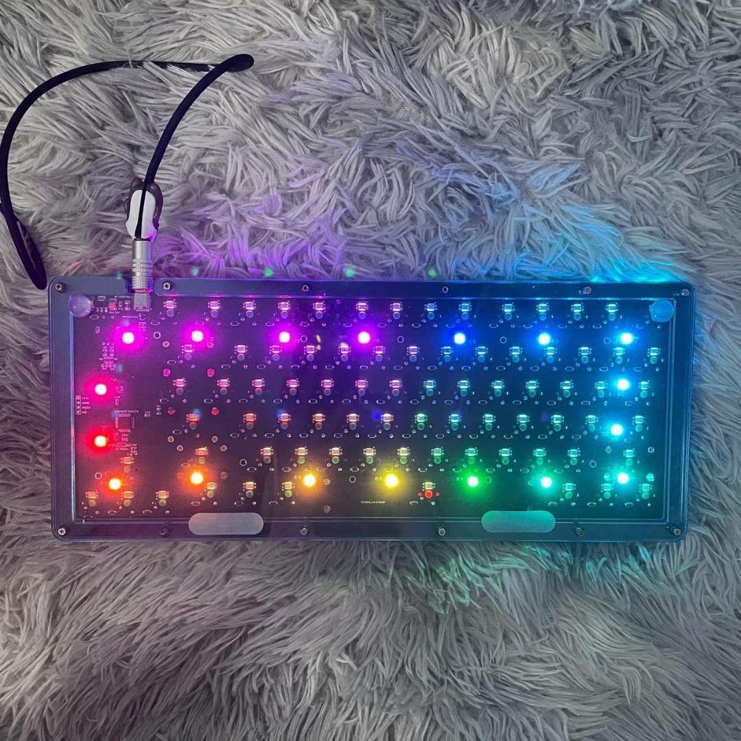  Keyboard Hotswap Final V2 TKL Keyboard W OLED Screen And Knob Comes