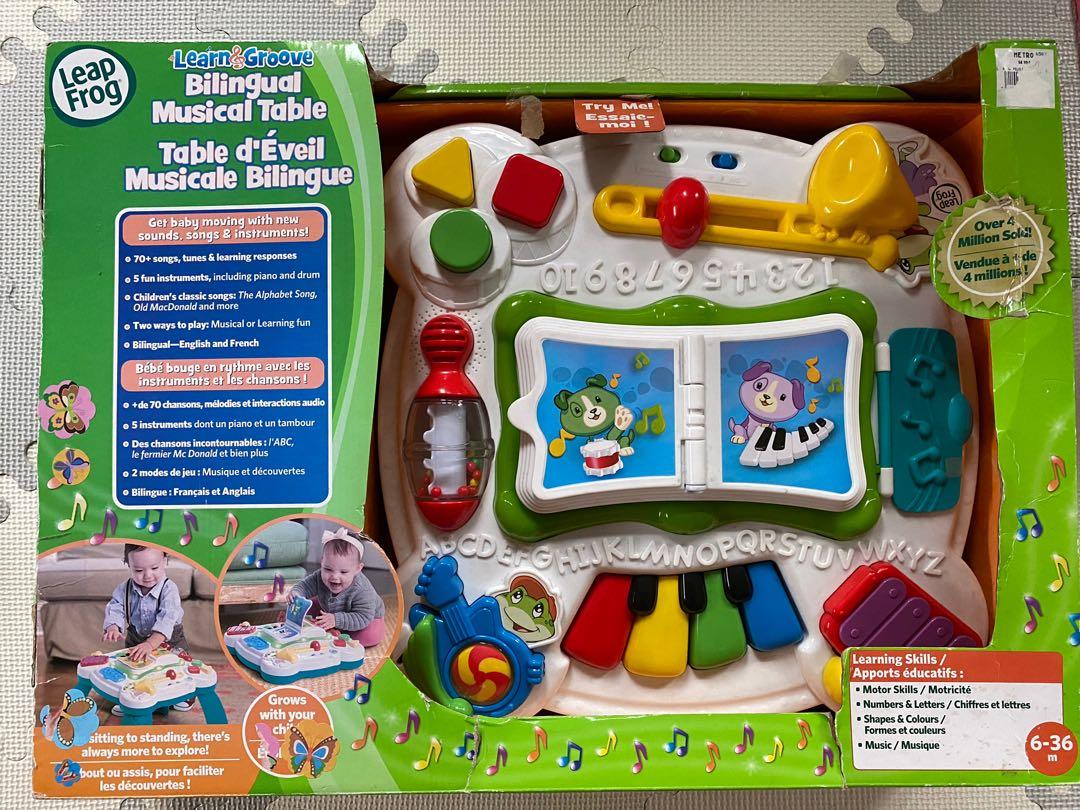 Leapfrog Bilingual Musical Table Babies Kids Infant Playtime On Carousell