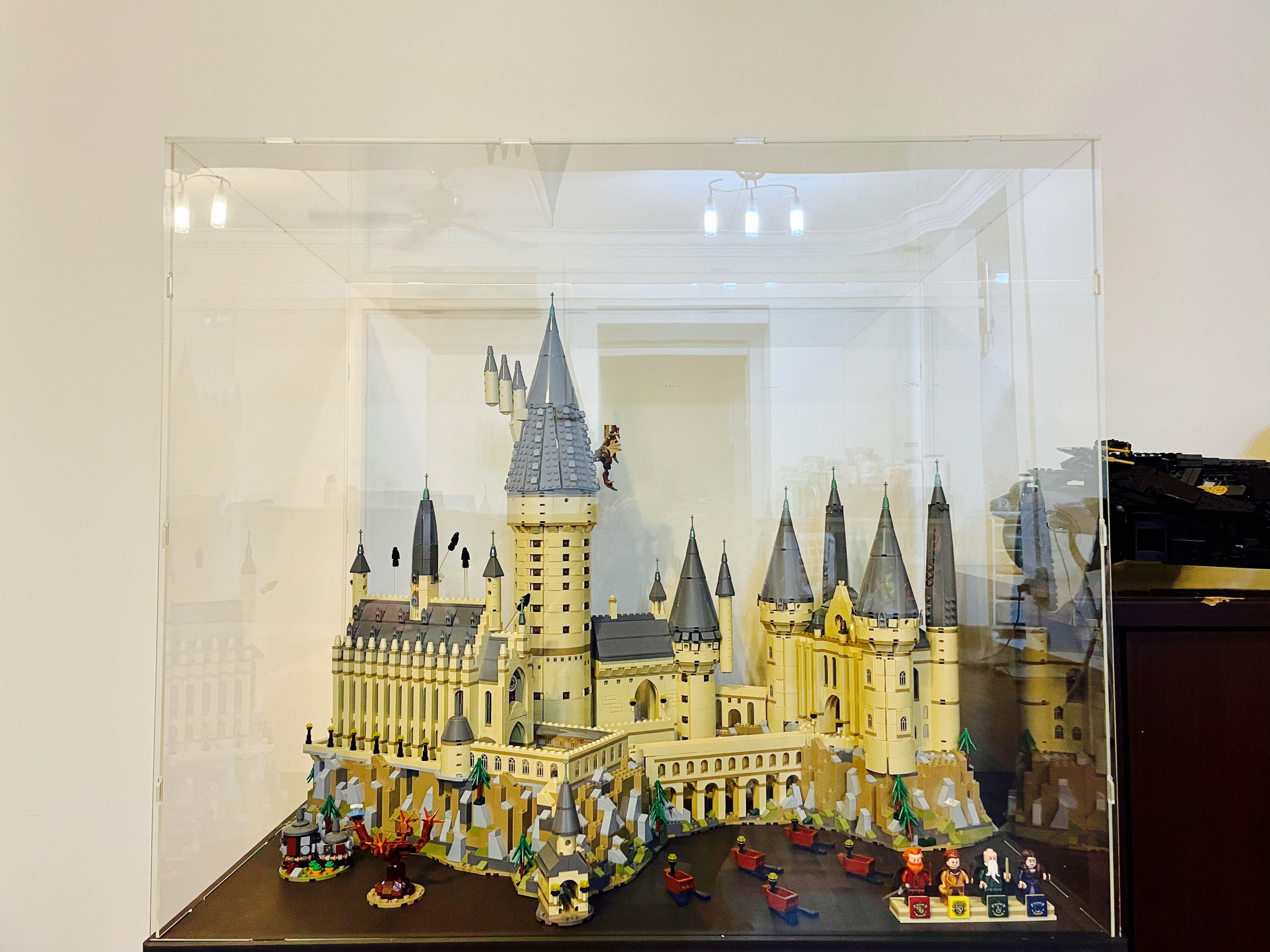 LEGO 71043 Acrylic Display Case for Hogwarts Castle, Hobbies & Toys