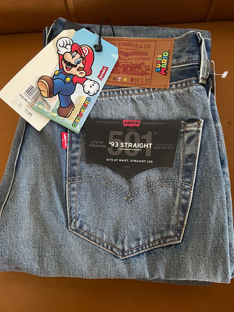 Levis 501 super mario Men s Fashion Bottoms Jeans on Carousell