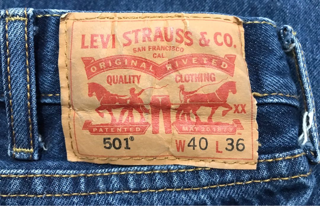 Levi's 501 W40 L36‼️WAIST 38 on tape‼️, Men's Fashion, Bottoms, Jeans on  Carousell