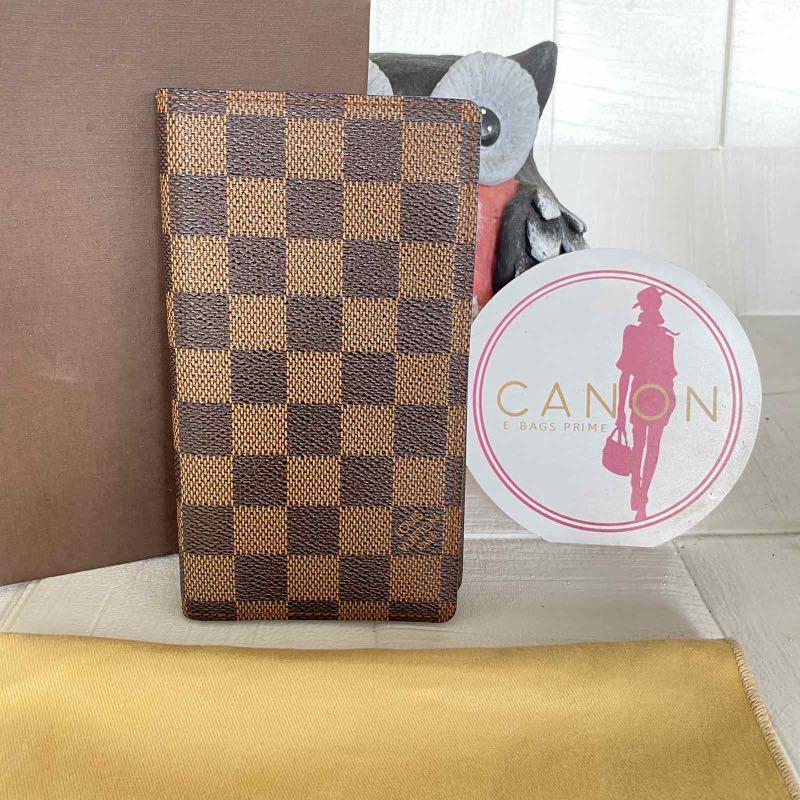 Louis Vuitton Pocket Agenda Cover Brown Damier Ebene