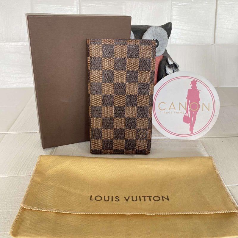 Dodge Også dollar Louis Vuitton Damier Ebene Pocket Agenda Cover. Made in Spain. Date code:  CA0093 , Luxury, Bags & Wallets on Carousell