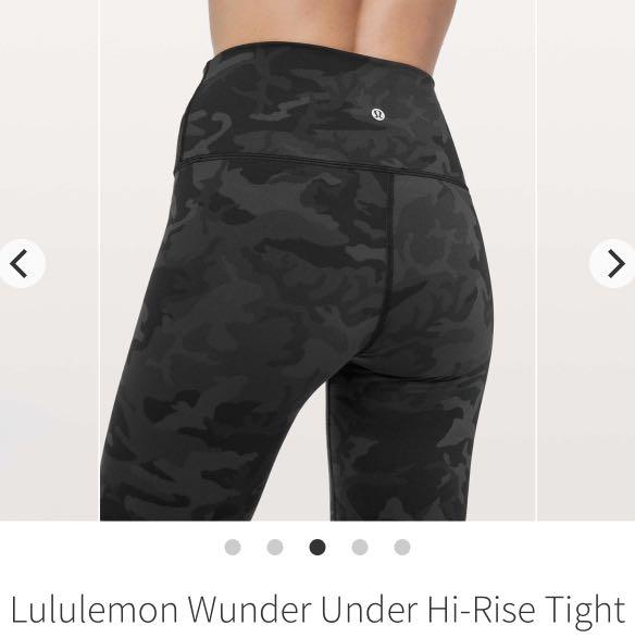 Lululemon Incognito Camo leggings Women s Fashion Activewear on Carousell
