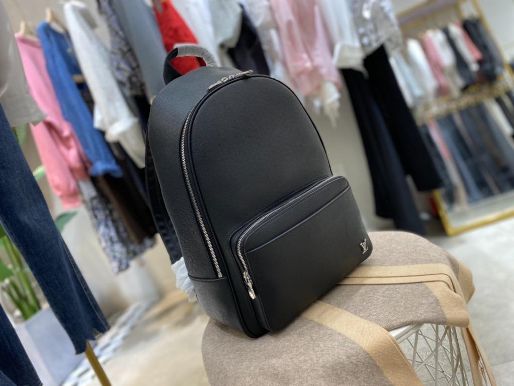 Louis Vuitton LV Unisex Alex Backpack in Taiga Leather-Black - LULUX