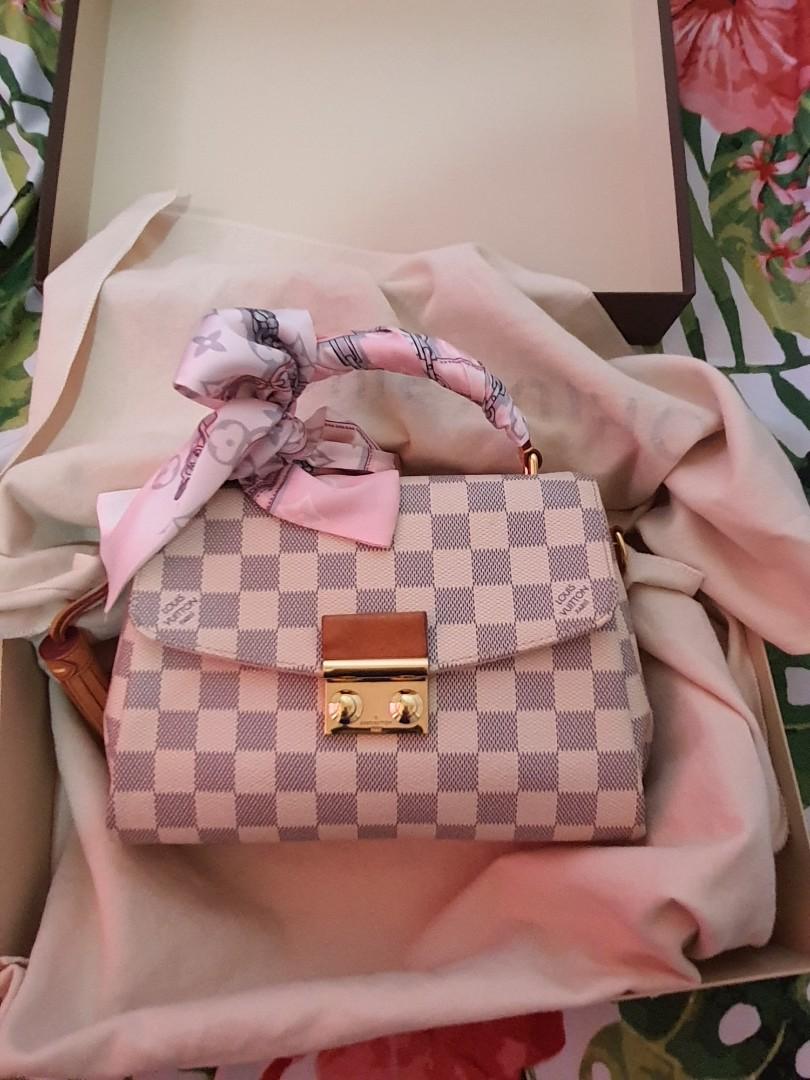 Louis Vuitton Croisette Damier azur Shoulder bag 2way 25*16*9cm 122cm 22cm  Boxed