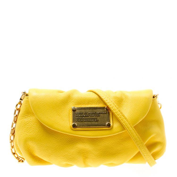 Marc jacobs yellow crossbody bag outlet