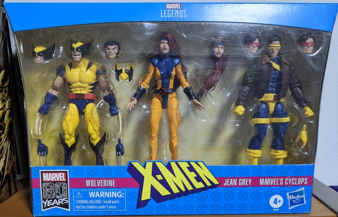 Marvel Legends X-Men Love Triangle 3-pack (Jean Grey Wolverine Cyclops ...