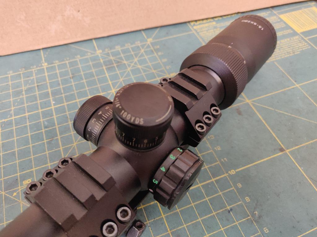 MATRIX 1.5 6X28Q Variable Zoom Scope with Illuminated Reticle