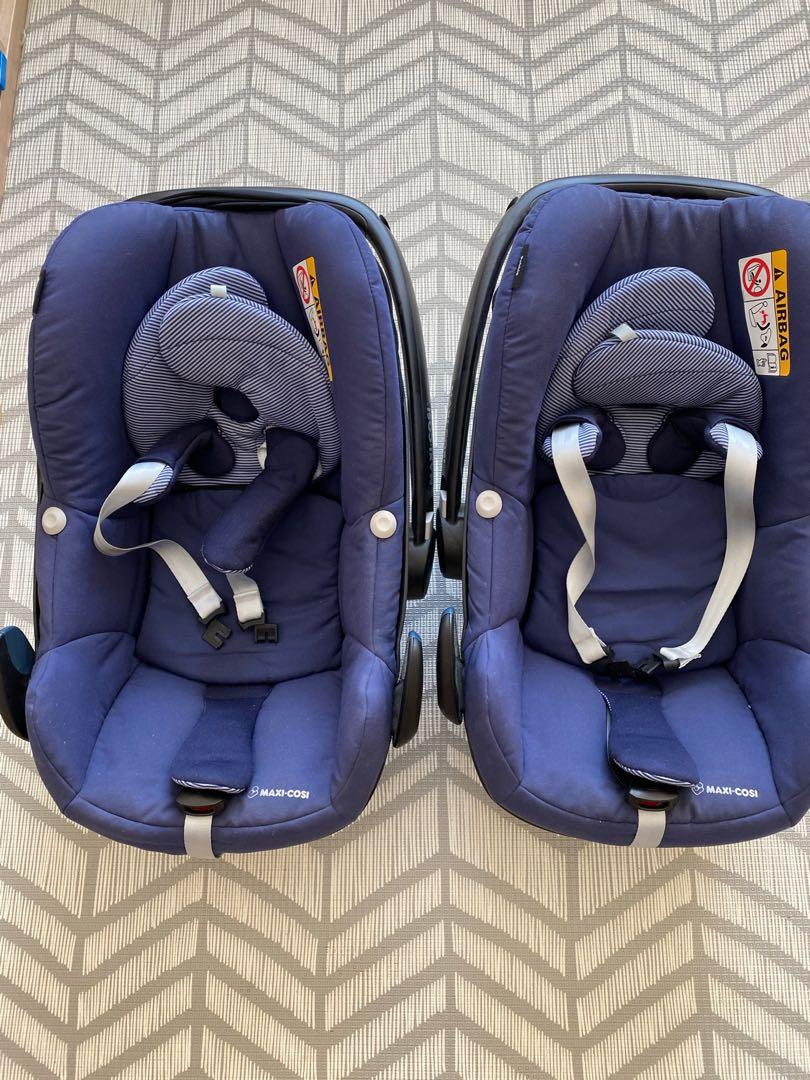 Maxi Cosi Pebble with New Born insert Babies Kids Going Out Car Seats on Carousell