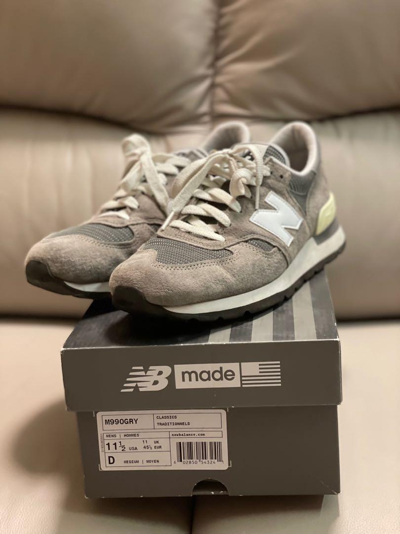 New balance 990gry best sale