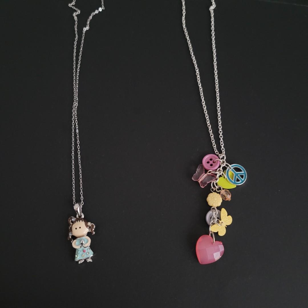 Cute girl necklaces hot sale