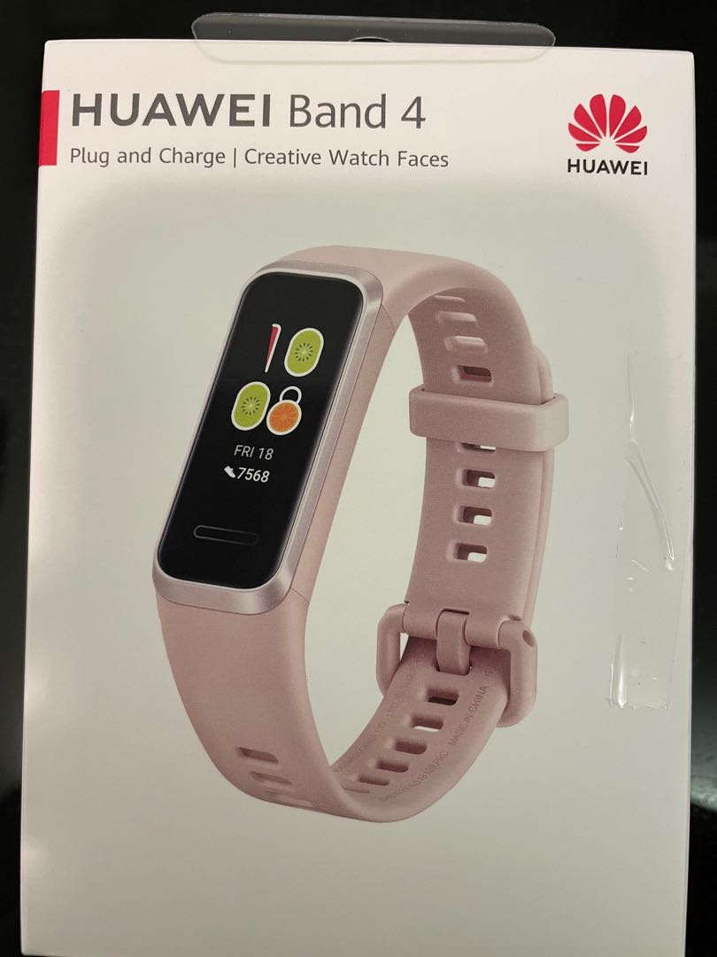 NEW Huawei Band 4 Sakura, Mobile Phones \u0026 Gadgets, Wearables \u0026 Smart  Watches on Carousell