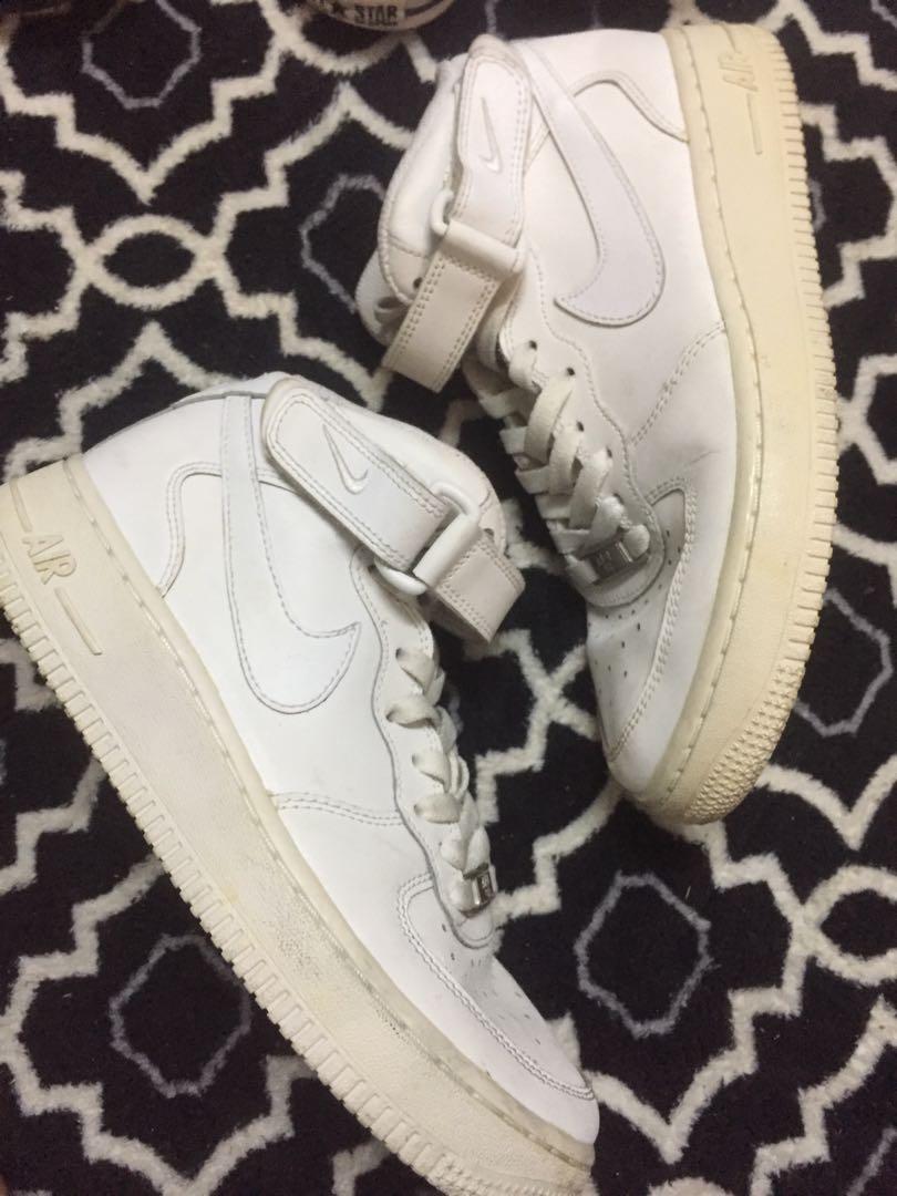 Air force 1 shop white high cut