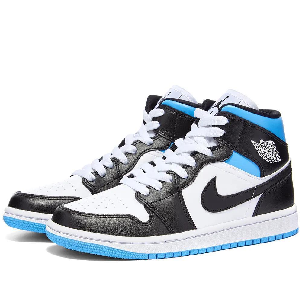 NIKE AIR JORDAN 1 MID UNIVERSITY BLUE US 7W