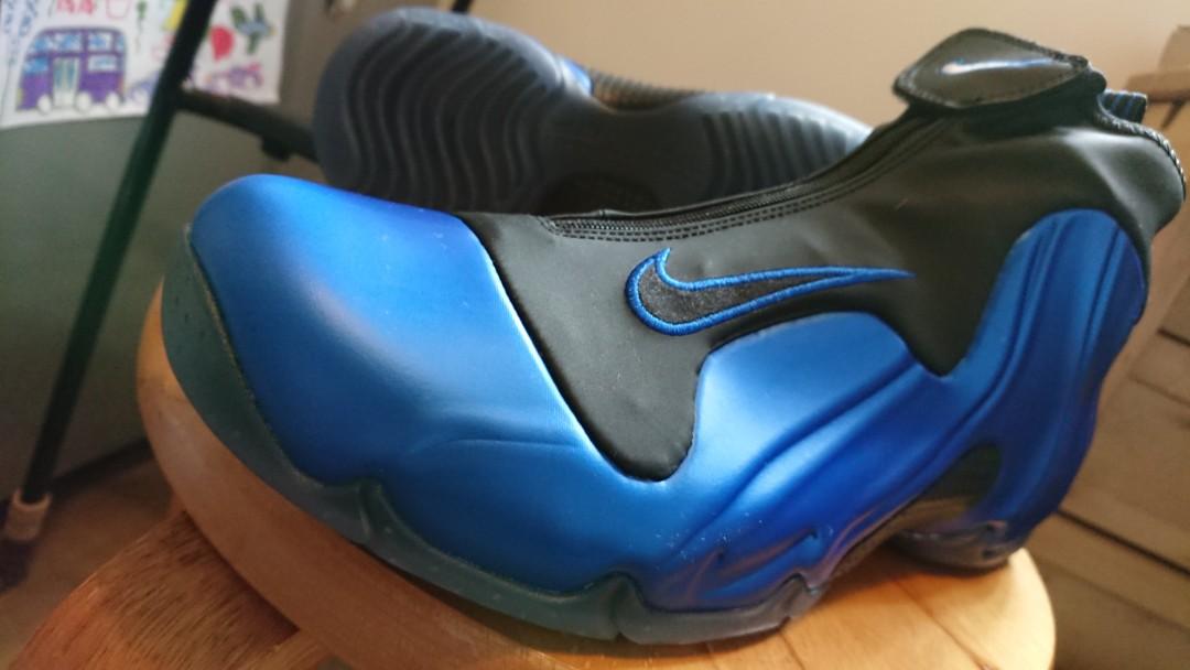 Nike Flight Foamposite Dark Neon Royal