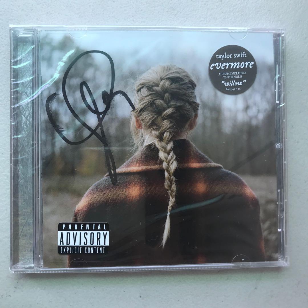 Taylor Swift Signed Evermore CD - Media