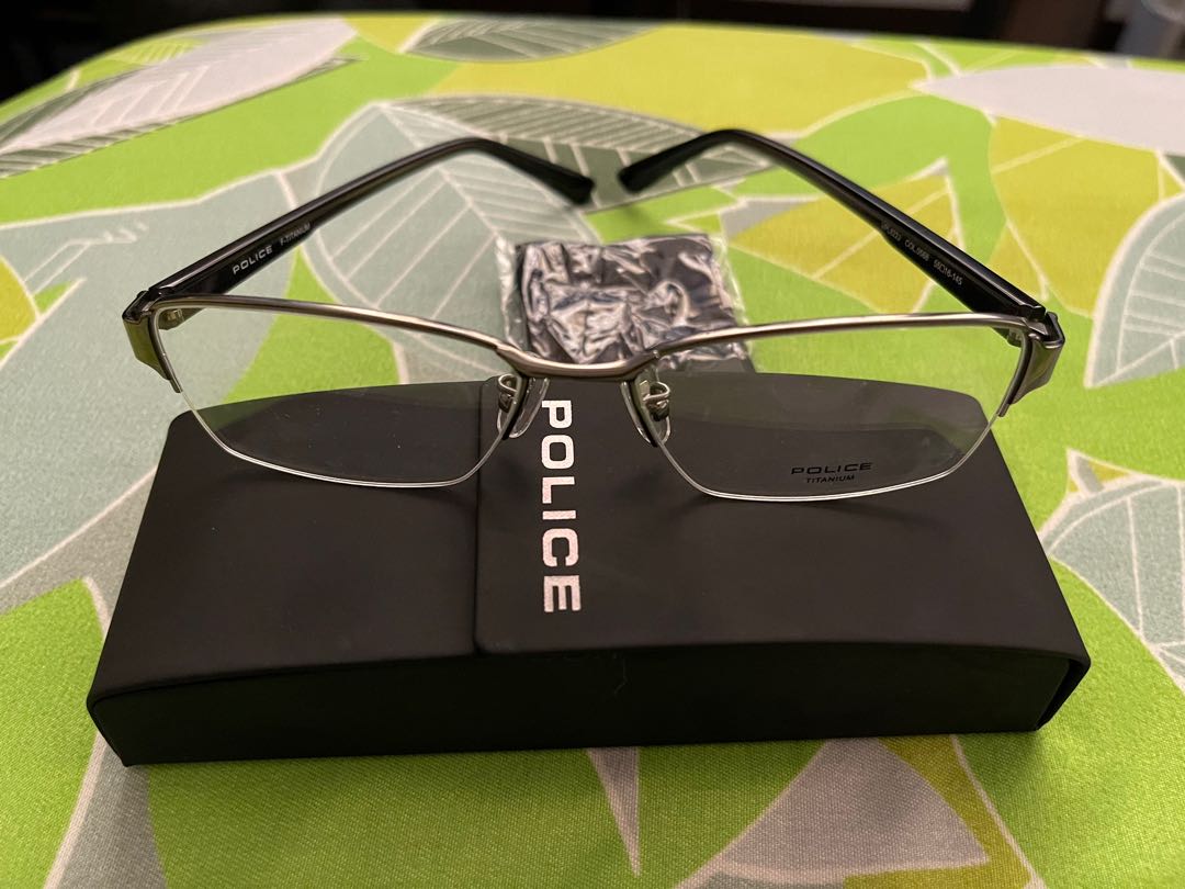 Police titanium new arrivals glasses