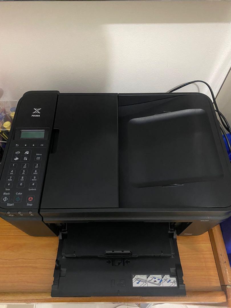 Printer Canon Mx497 Elektronik Bagian Komputer Aksesoris Di Carousell