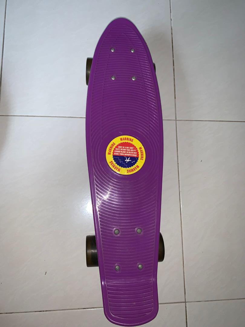 Purple Penny Board, Sports Equipment, Sports & Games, Skates