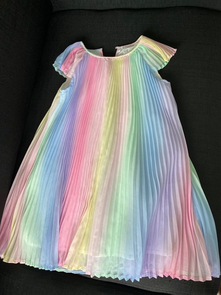 H&m store rainbow dress