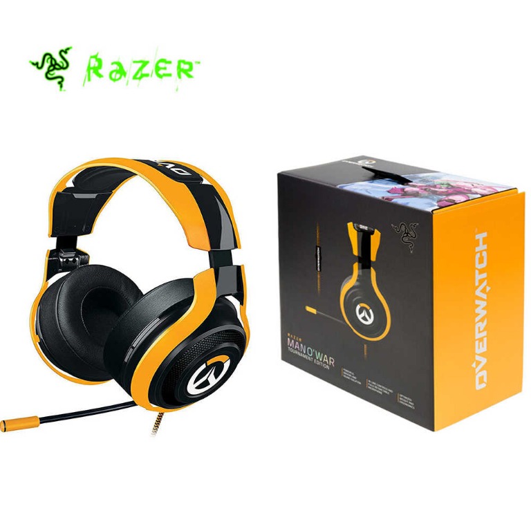 Razer ManO War Tournament Edition Overwatch Limited Edition Audio Headphones Headsets on Carousell