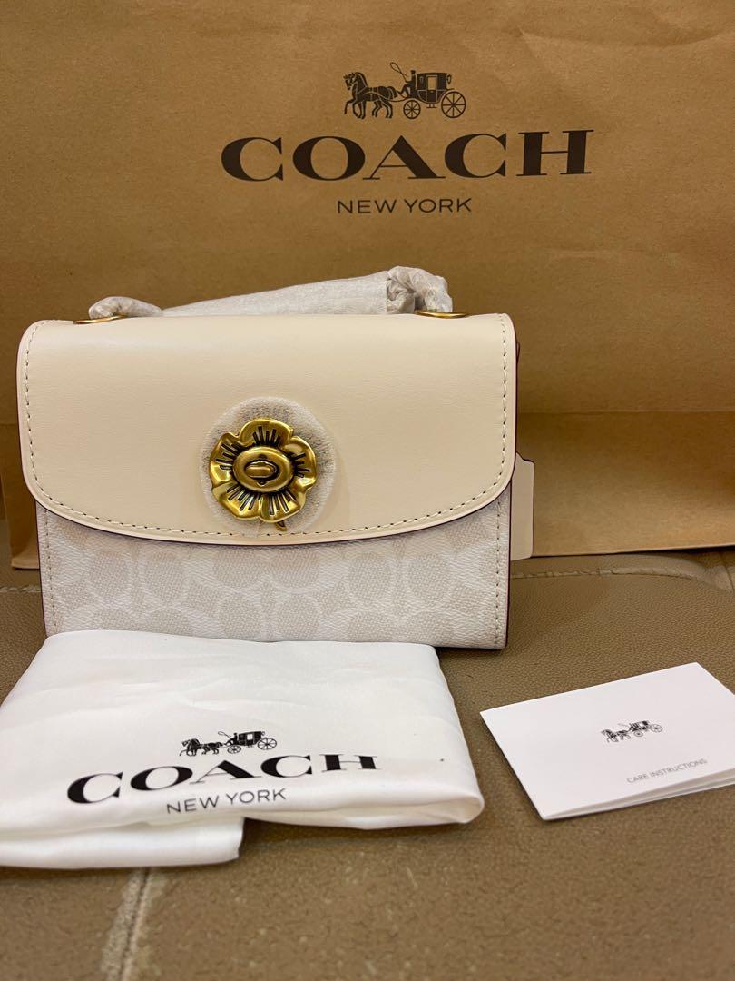Coach 34256Parker 18 in signature canvasバッグ