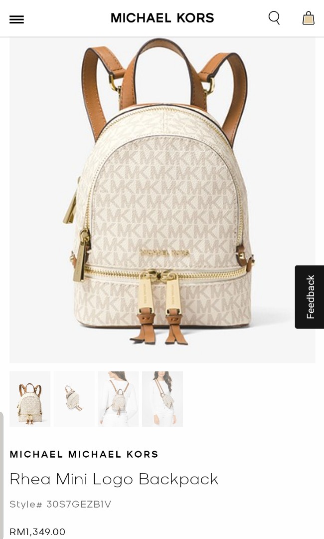 rhea mini logo backpack