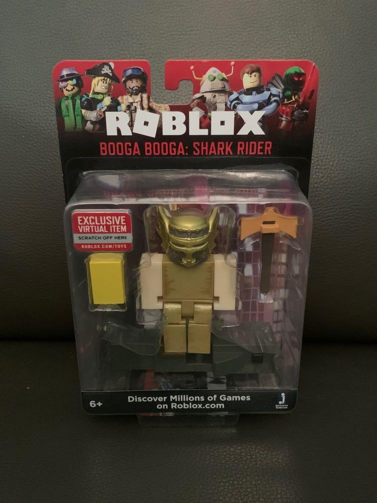 Roblox Booga Booga Shark Rider Toy Gss Hobbies Toys Toys Games On Carousell - roblox rider