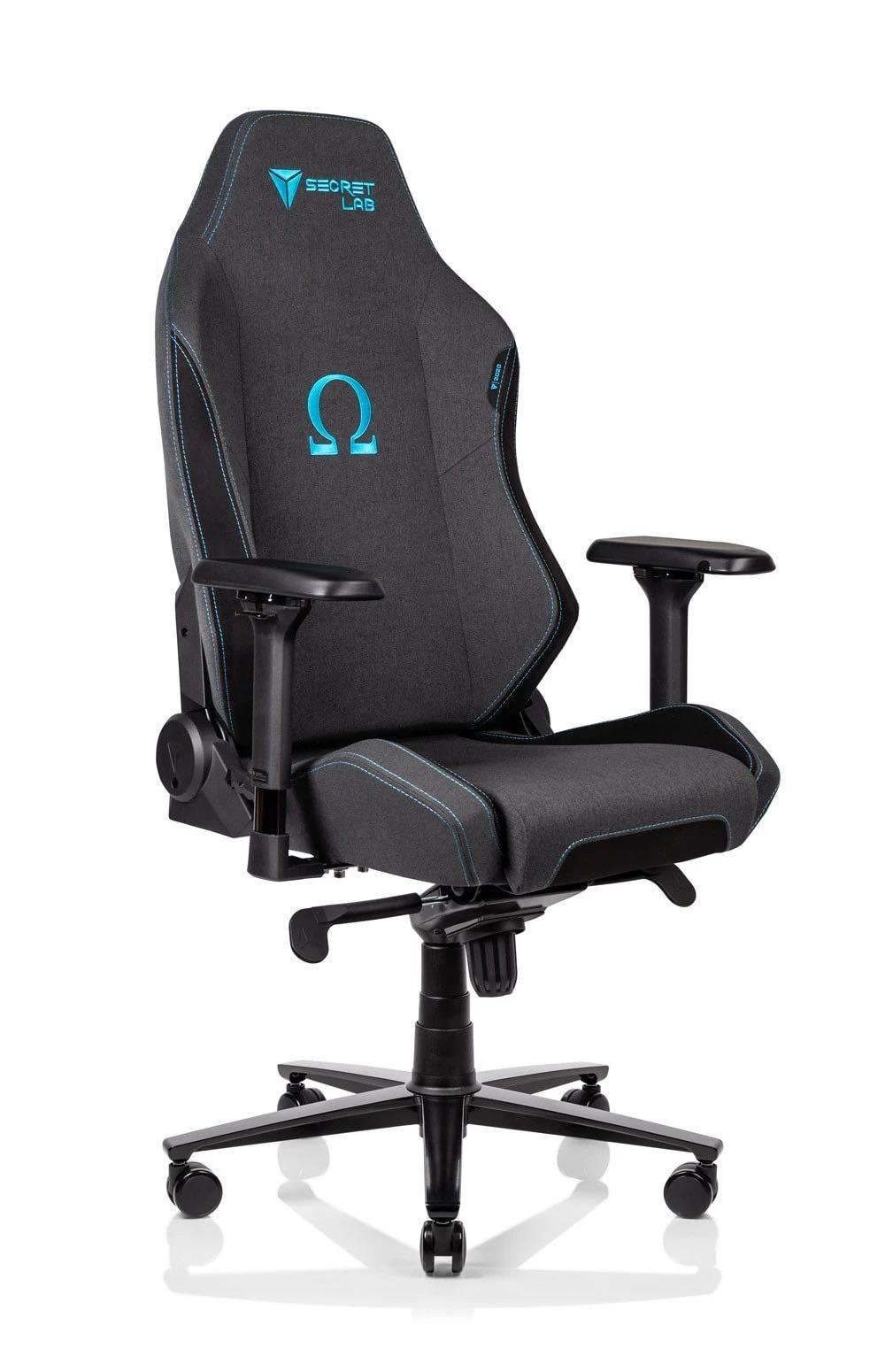 NEW Secretlab OMEGA 2020 SoftWeave Charcoal Blue Furniture