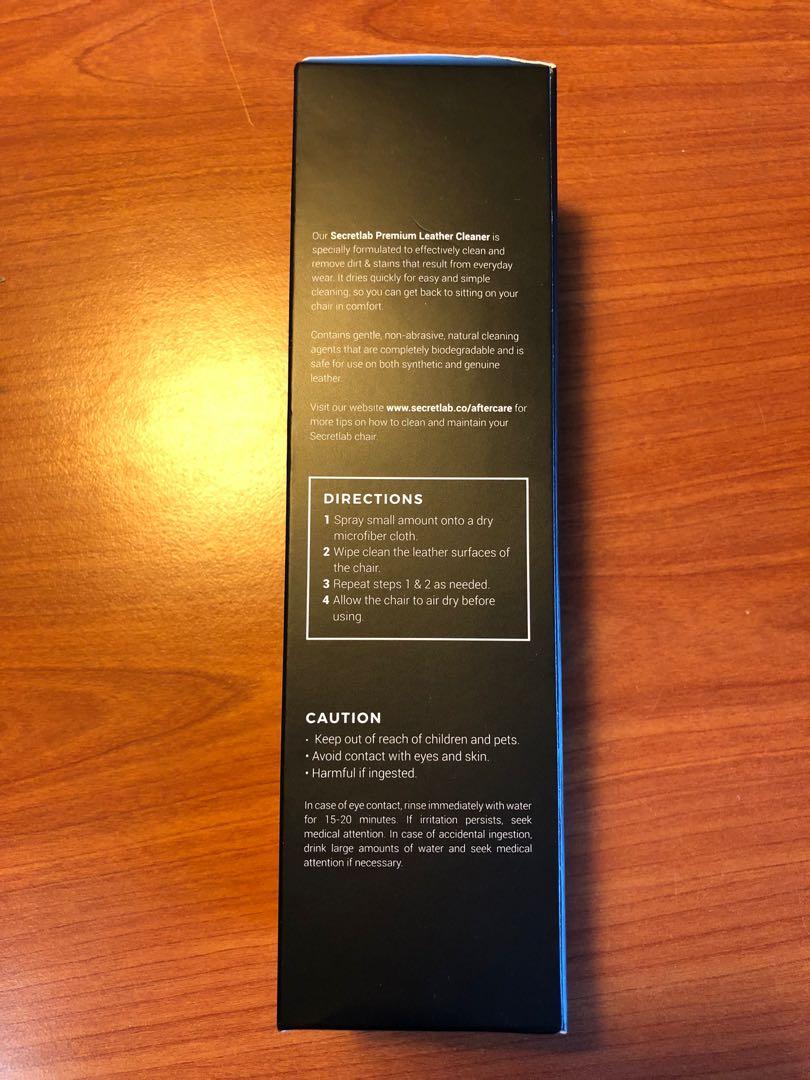 Secretlab Premium Leather Cleaner, Furniture & Home Living, Furniture