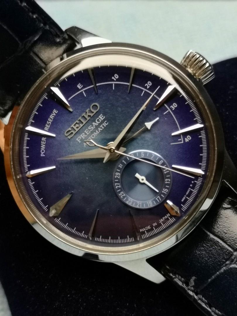 Price Reduced Seiko Presage Starlight Power Reserve Men s