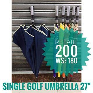 Single Canopy,  Golf Umbrella 27"
